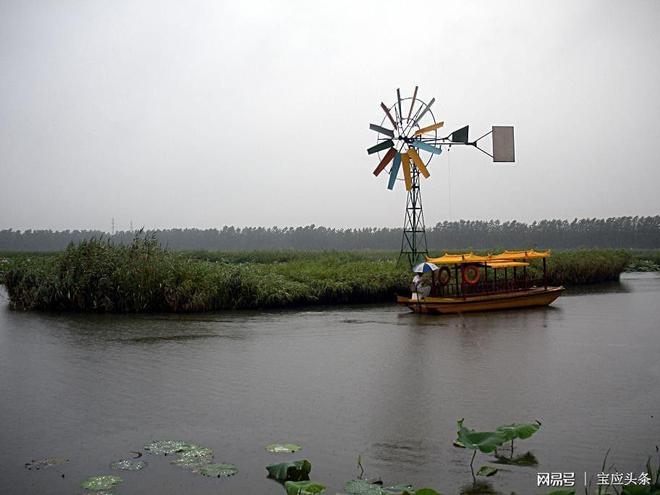 寶應(yīng)射陽湖畔荷園的美麗傳說